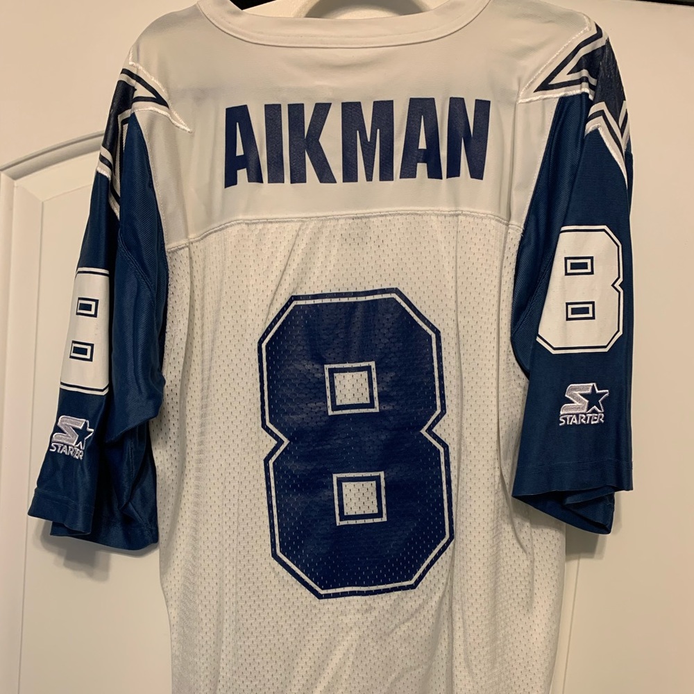 Vintage Troy Aikman #8 Starter Dallas Cowboys NFL Jersey